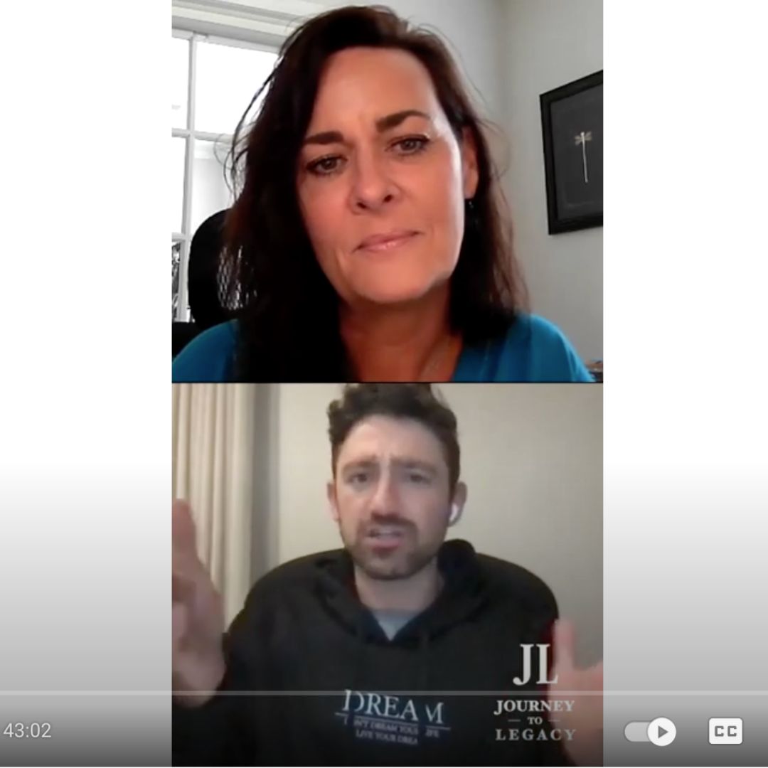 Beth Jones on Journey to Legacy Podcast talking healing from trauma