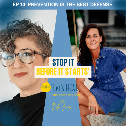 Tara Edgar and Beth Jones talk child sexual abuse prevention for the Let's HEAL podcast