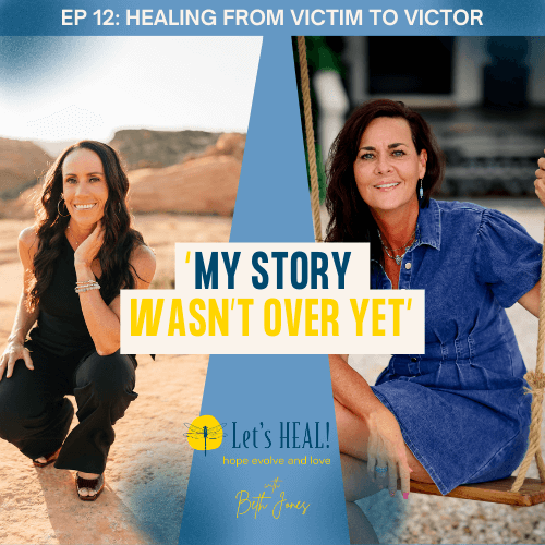 Amy Stephens and Beth Jones discuss childhood sexual abuse for the Let's HEAL podcast