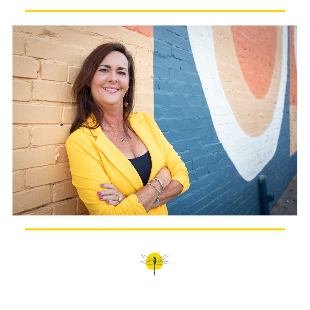 Special Keynote - There, But for God’s Grace Beth Jones with painted wall- Keynote Speaker - There, But for God’s Grace