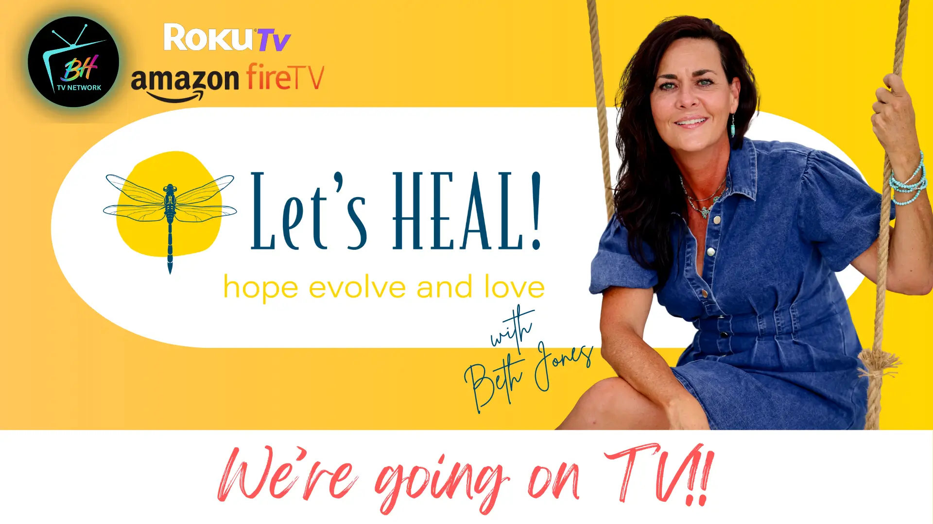 Beth Jones Host of Lets Heal Podcast coming to BraveHeart TV